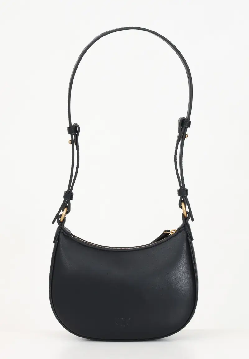 Pinko Borsa donna in pelle nera miniatura 3