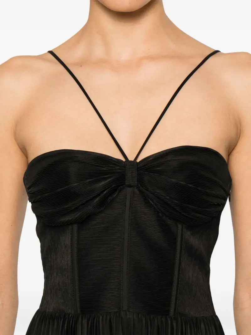 Abito cicogna nero miniatura 2