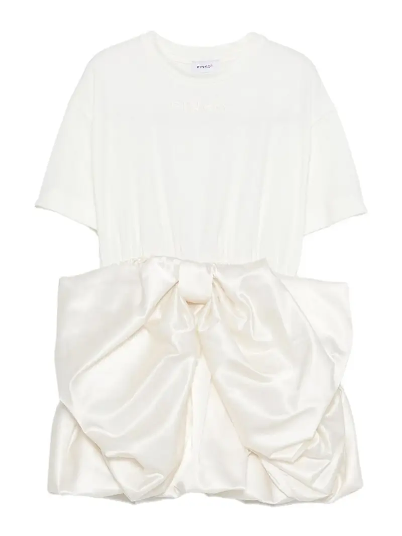 Abito Con Fiocco Crema