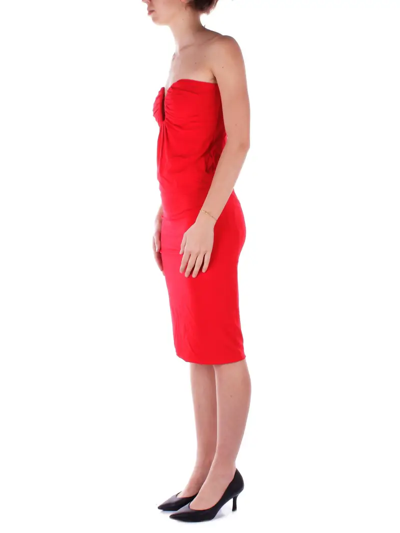 Abito Donna PINKO Rosso Cenerino abito jersey miniatura 2