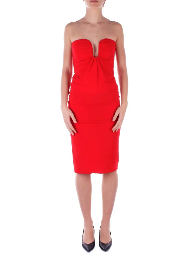 Abito Donna PINKO Rosso Cenerino abito jersey