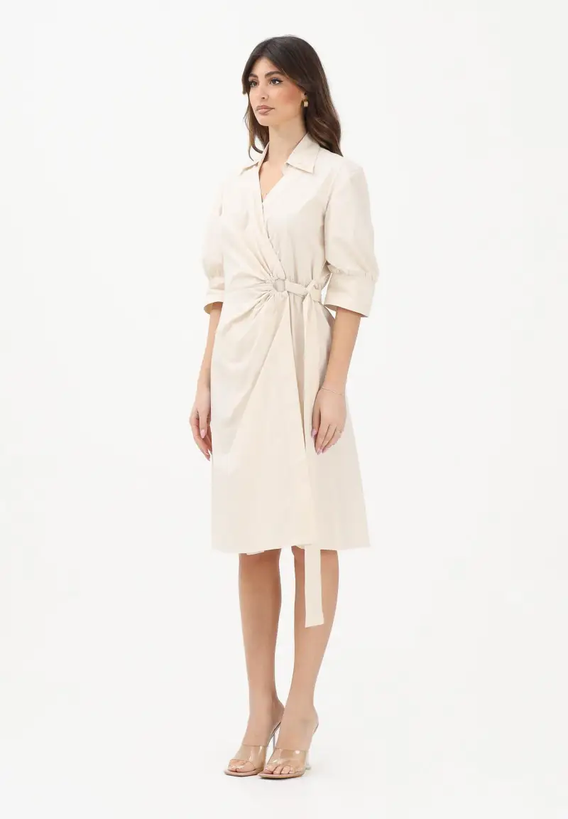 Abito midi ALINE beige da donna