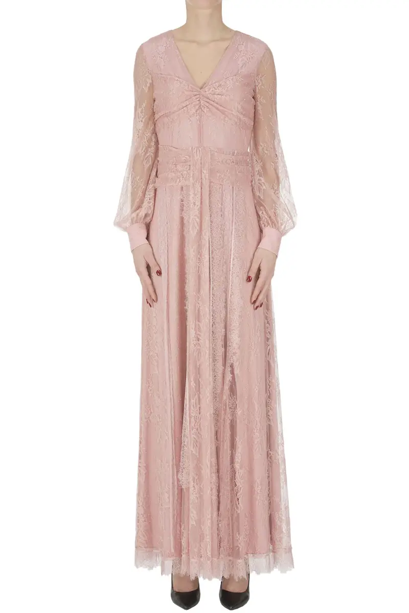 Abito Sordone in pizzo Cipria