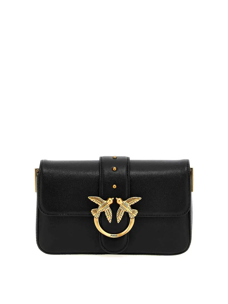 Adoro una mini borsa a traversa Nero