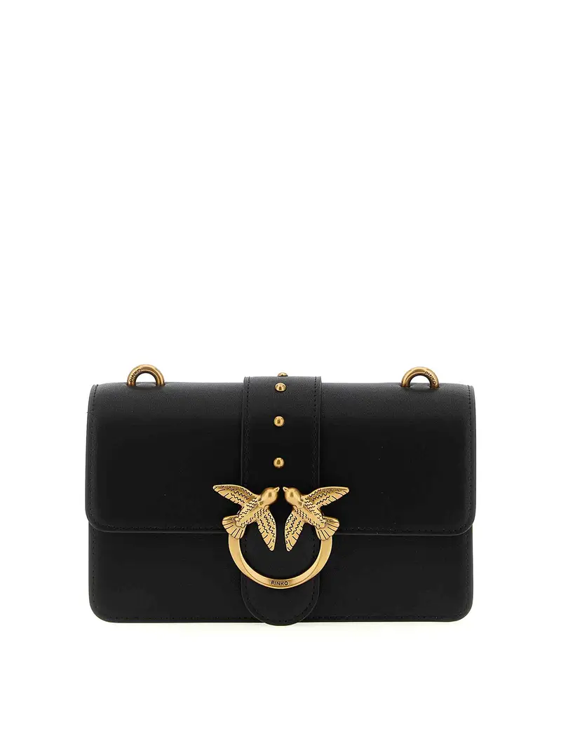 Adoro una mini borsa a traversa Nero