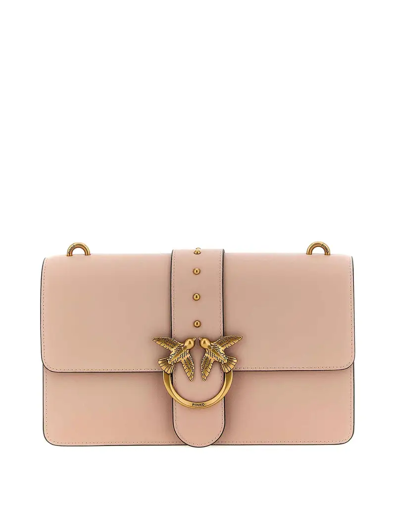 Amo una classica borsa trasversale Color Carne E Neutri