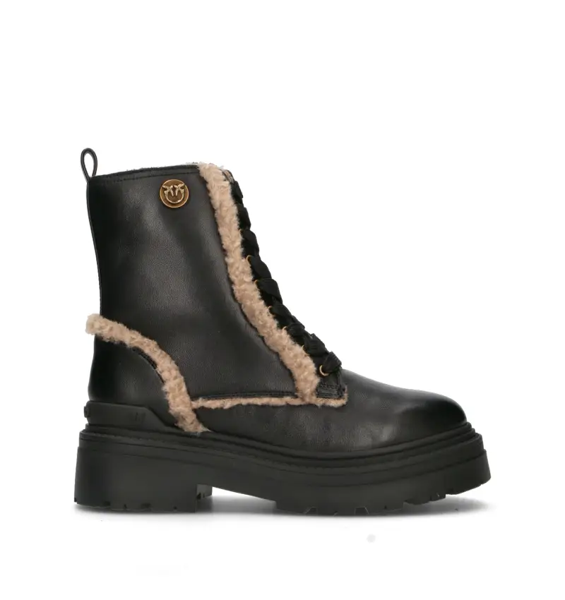 Anfibio donna nero in pelle Vario