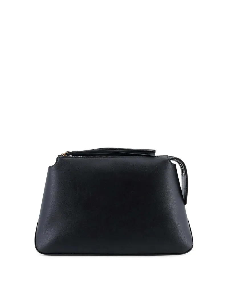 Beauty Case In Pelle Nero