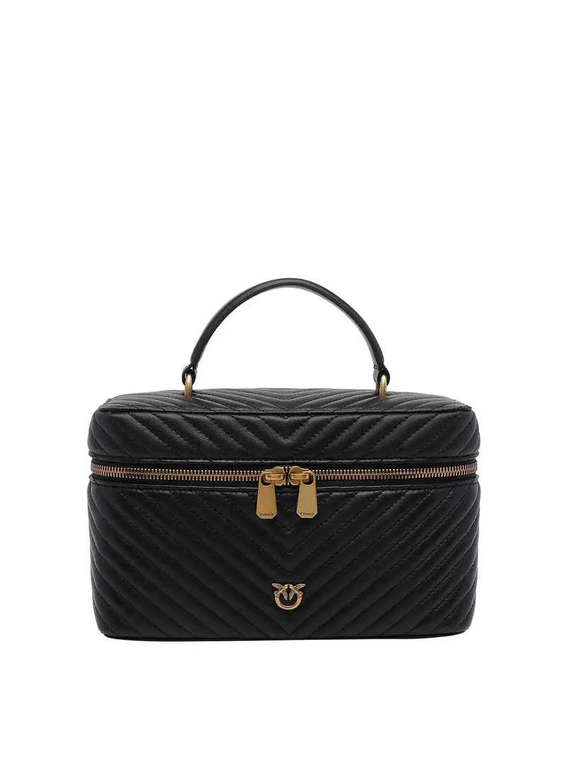 Beauty case uccellini dell amore Nero