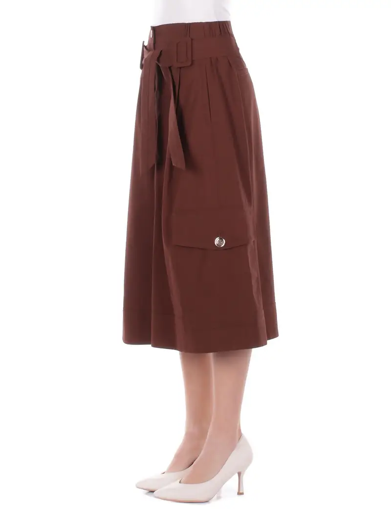 Pinko Bermuda Donna Marrone 4178422 miniatura 2