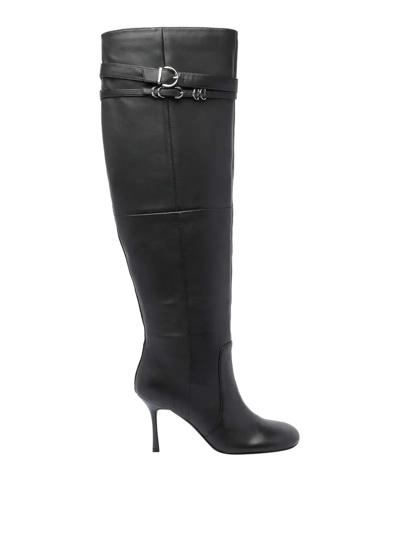 Black Polly 02 Booties per pompa Nero