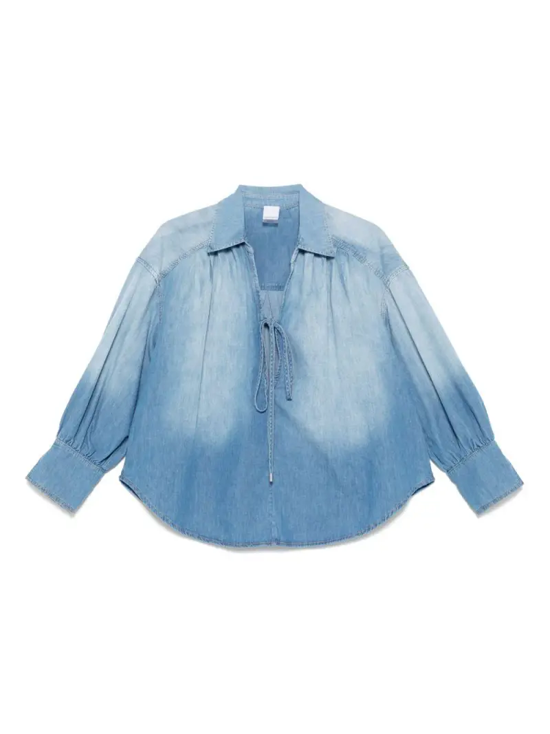 Blusa calahari in denim sfumato