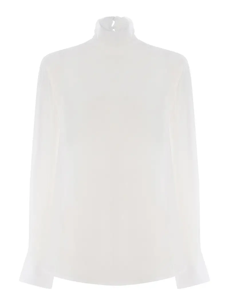 Blusa in georgette Verdeca Bianco