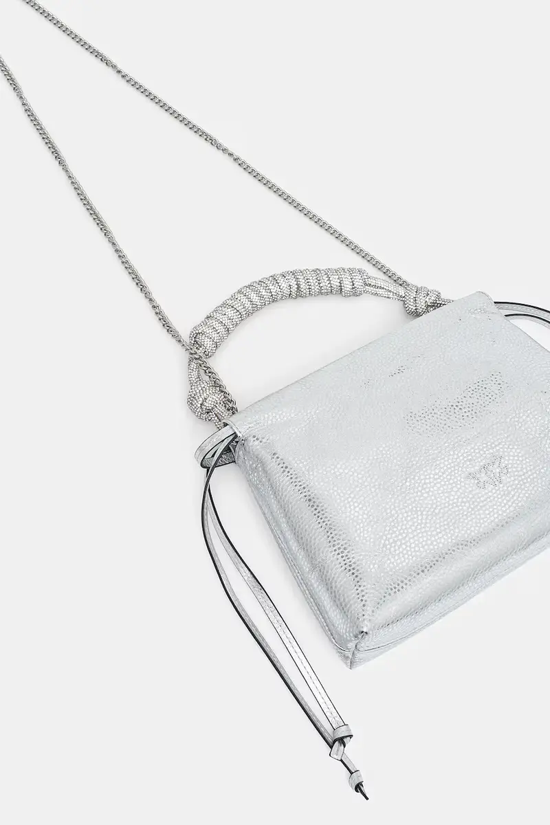 Pinko Borsa a mano Argento 4147767 miniatura 3