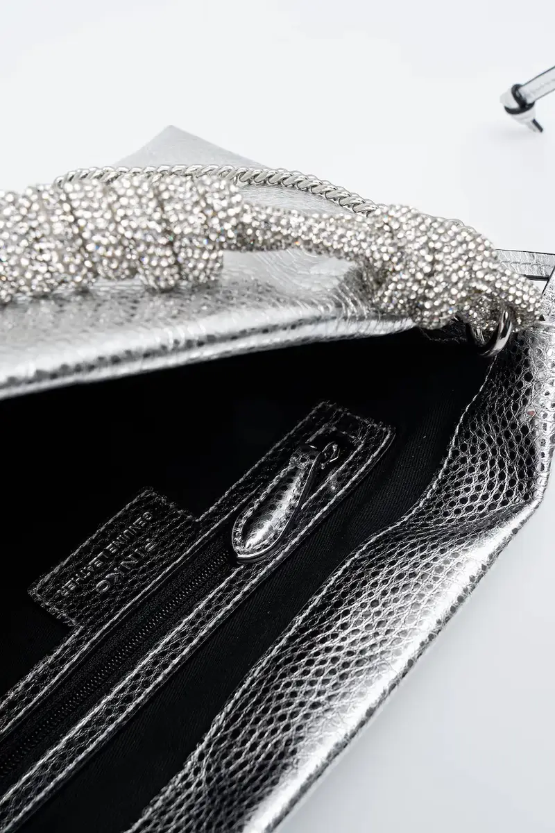 Pinko Borsa a mano Argento 4147767 miniatura 5
