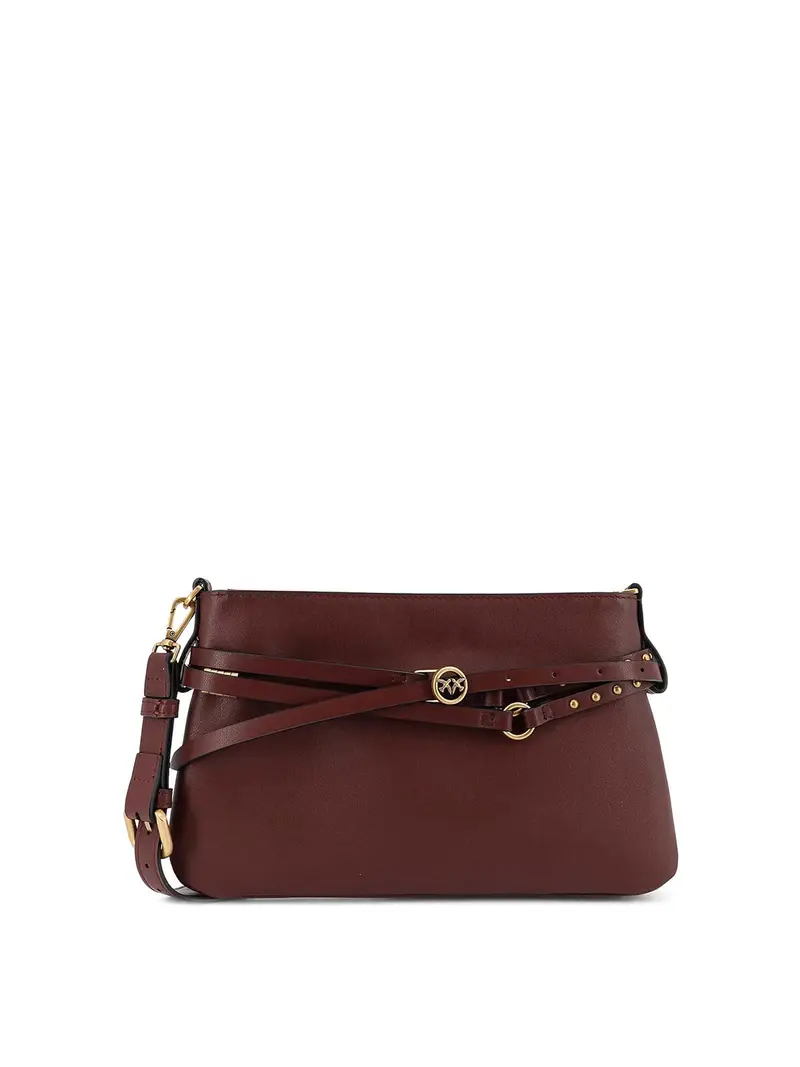 Borsa A Spalla Belt Bag In Pelle Rosso