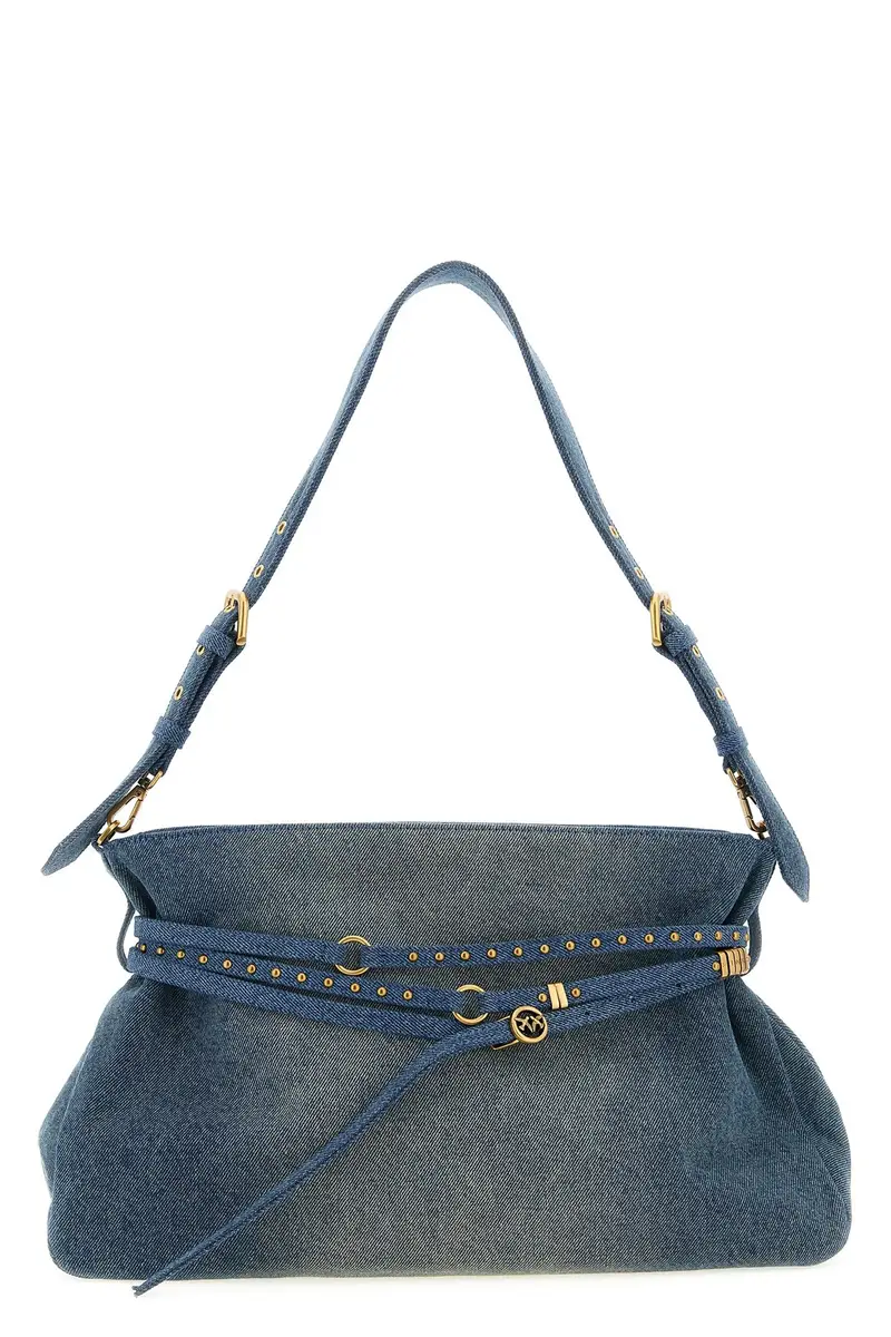 Borsa A Spalla Belt Grande Blu