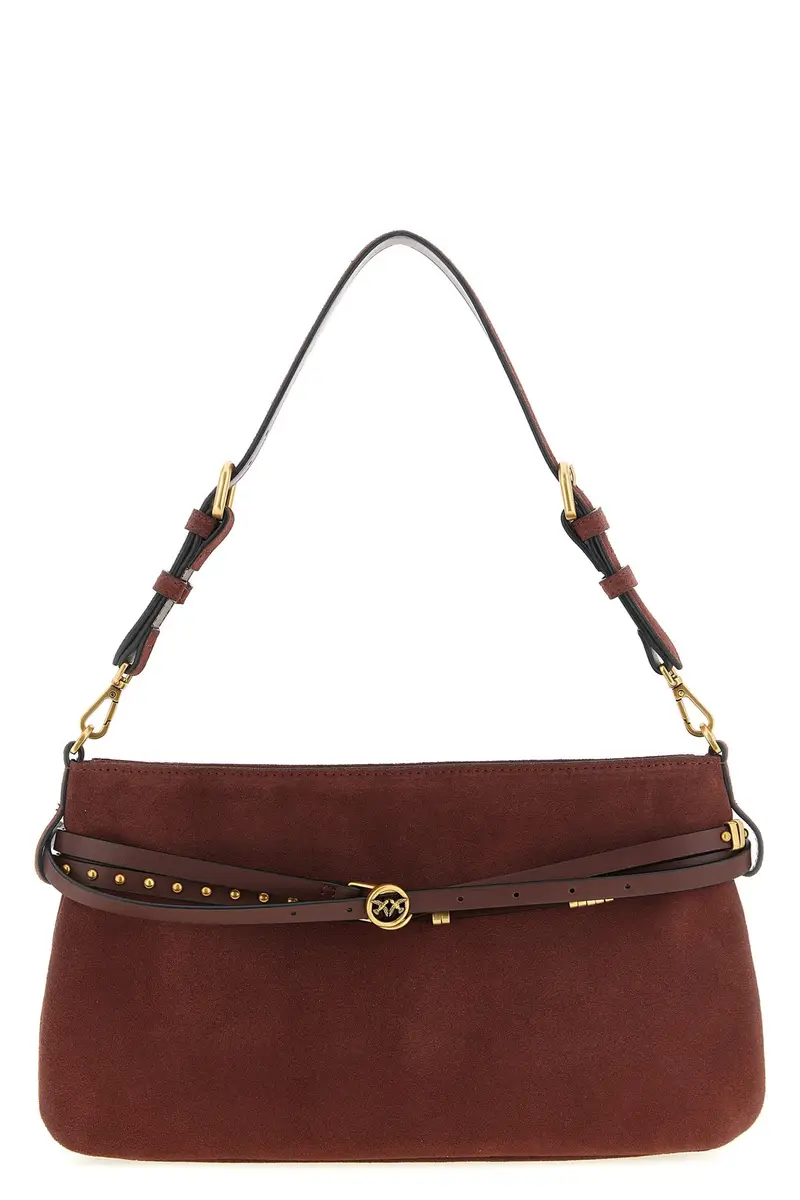 Borsa A Spalla Belt Media Bordeaux