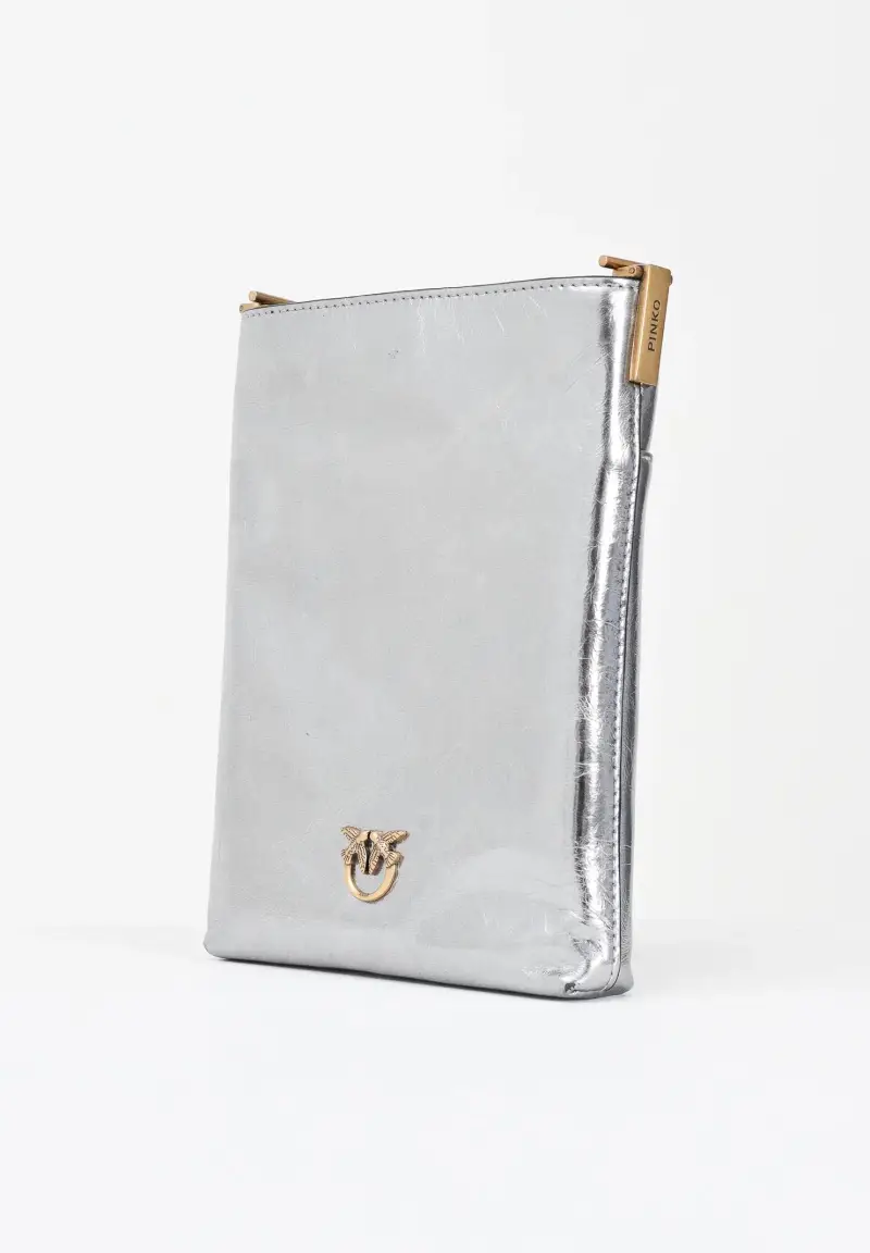 Pinko Borsa a tracolla Donna Argento 2818433 miniatura 2