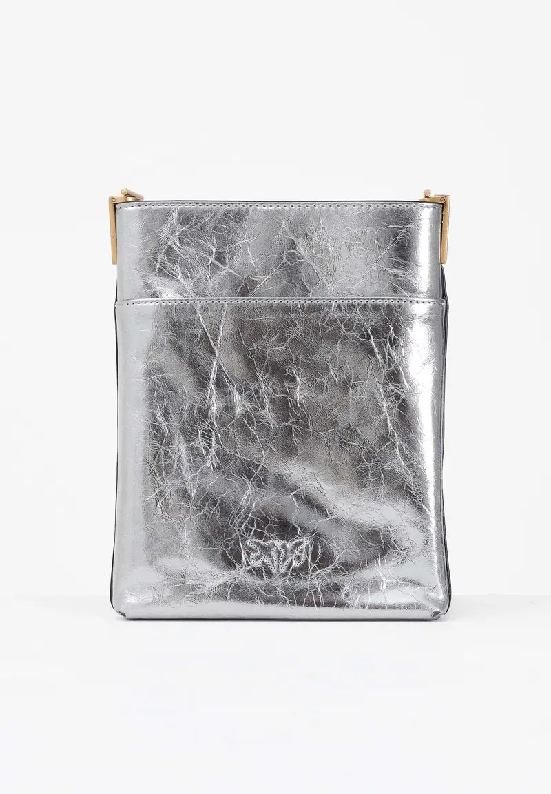 Pinko Borsa a tracolla Donna Argento 2818433 miniatura 3