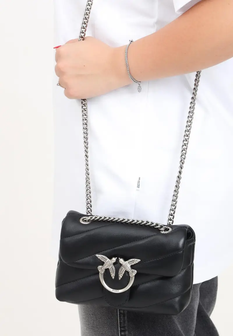 Pinko Borsa a tracolla Donna Nero 2850559 miniatura 2