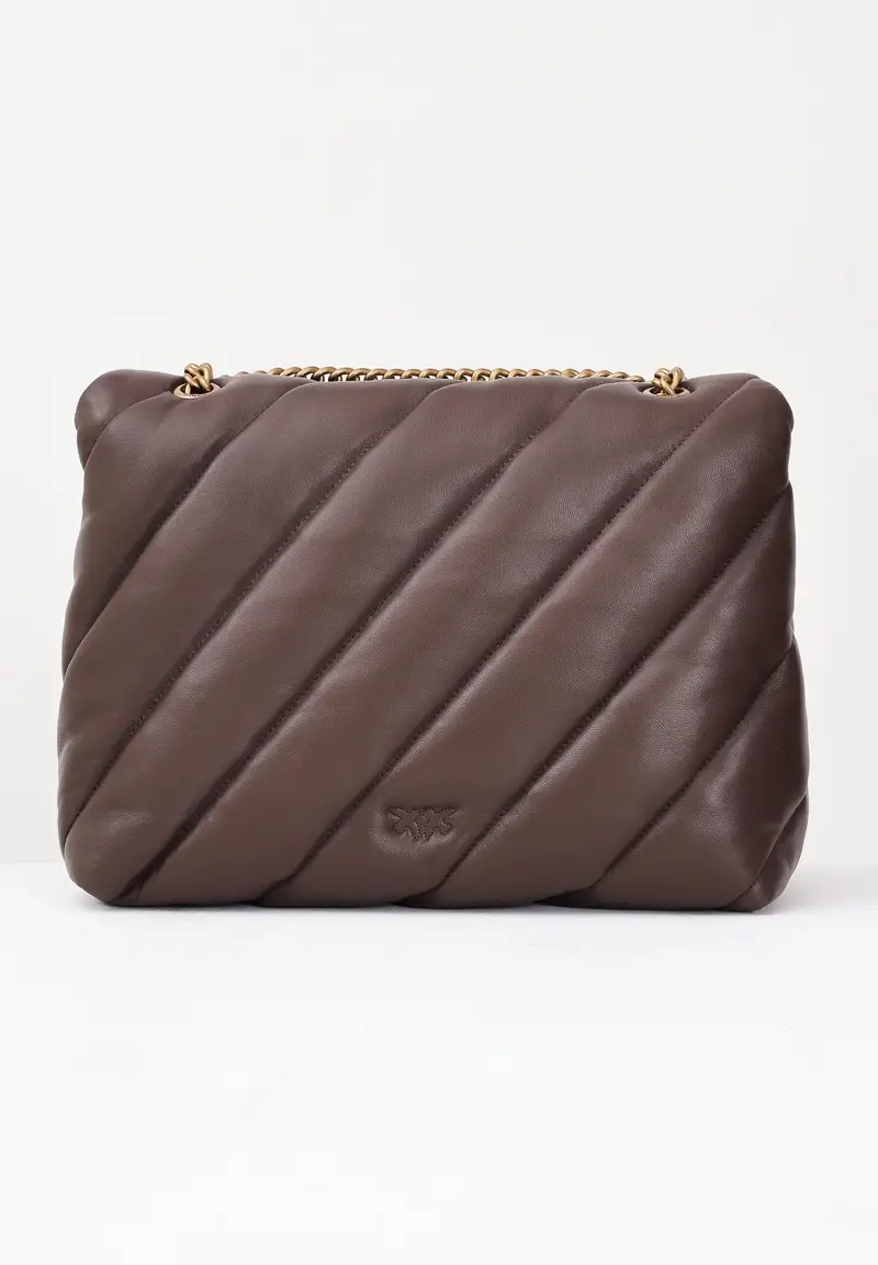 Pinko Borsa a tracolla Donna Marrone 2818425 miniatura 3