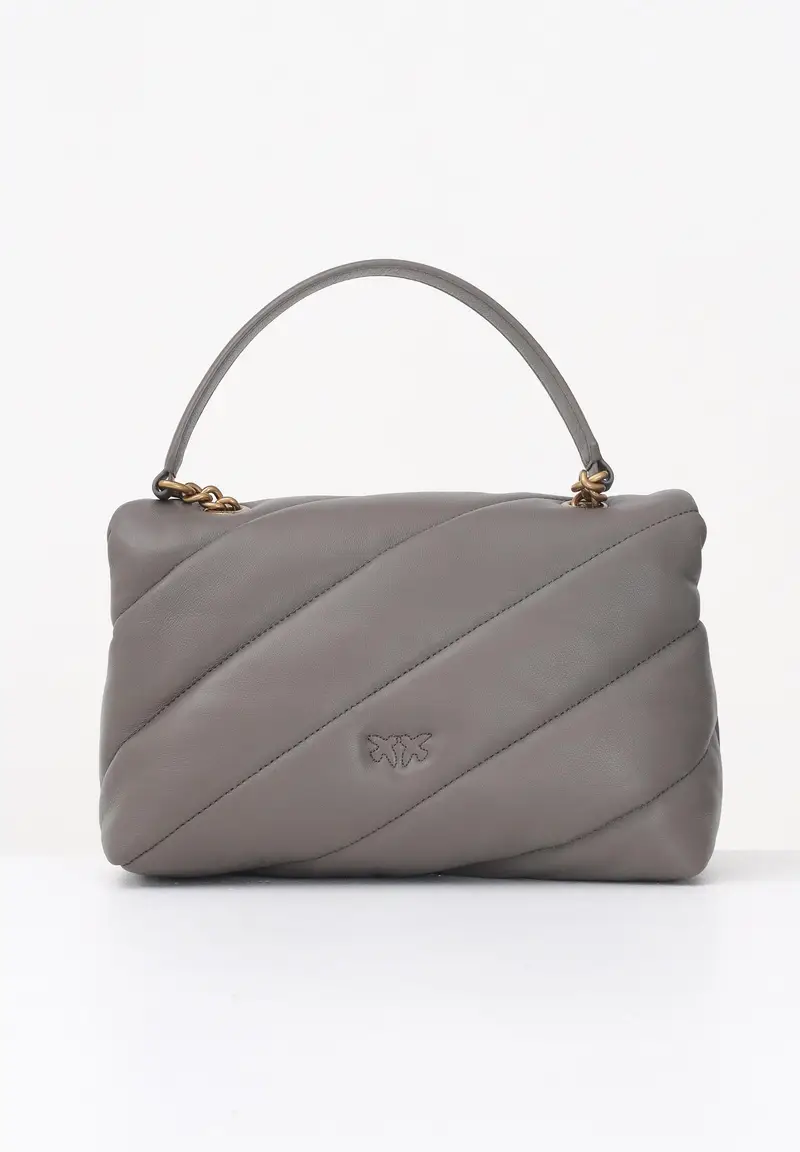 Pinko Borsa a tracolla Donna Grigio 1058599 miniatura 2