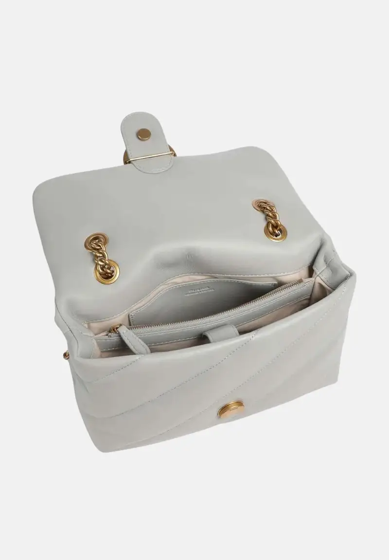 Pinko Borsa a tracolla Donna Grigio 4319500 miniatura 2