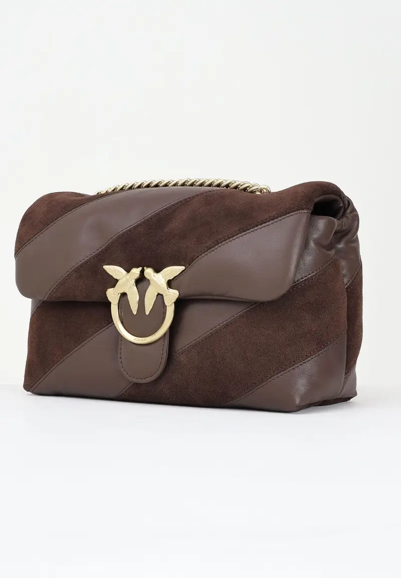 Pinko Borsa a tracolla Donna Marrone 2818496 miniatura 2