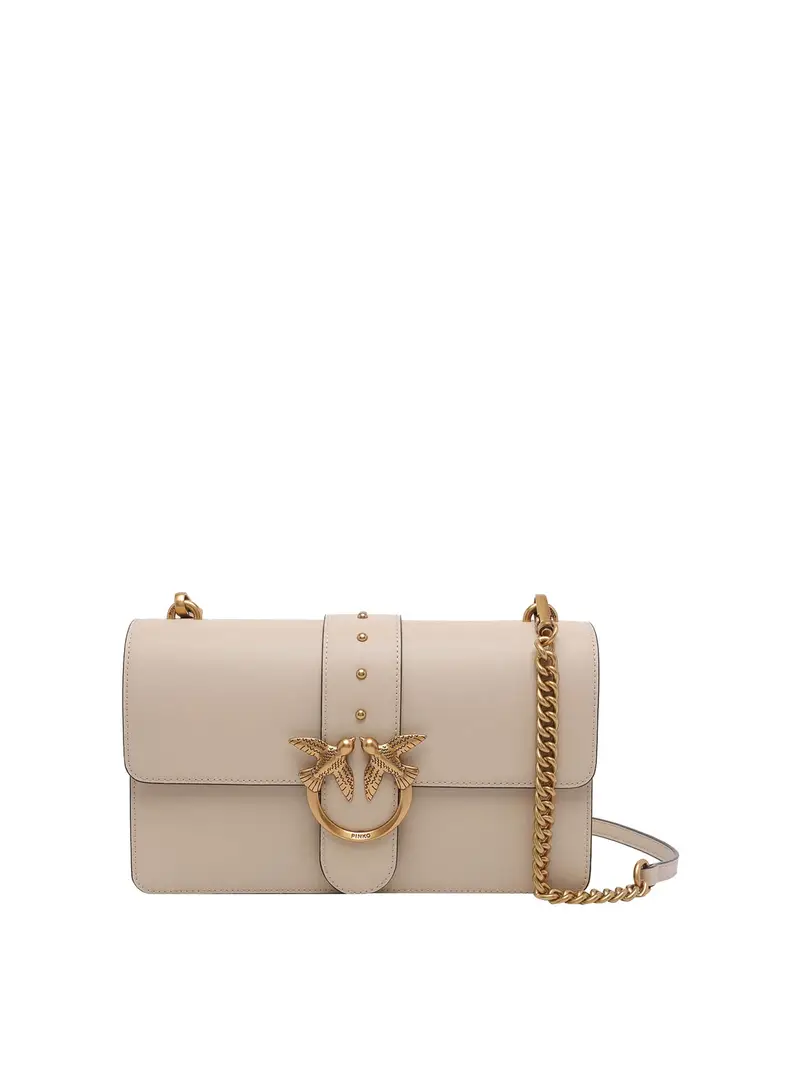 Borsa a tracolla classica Love One Beige