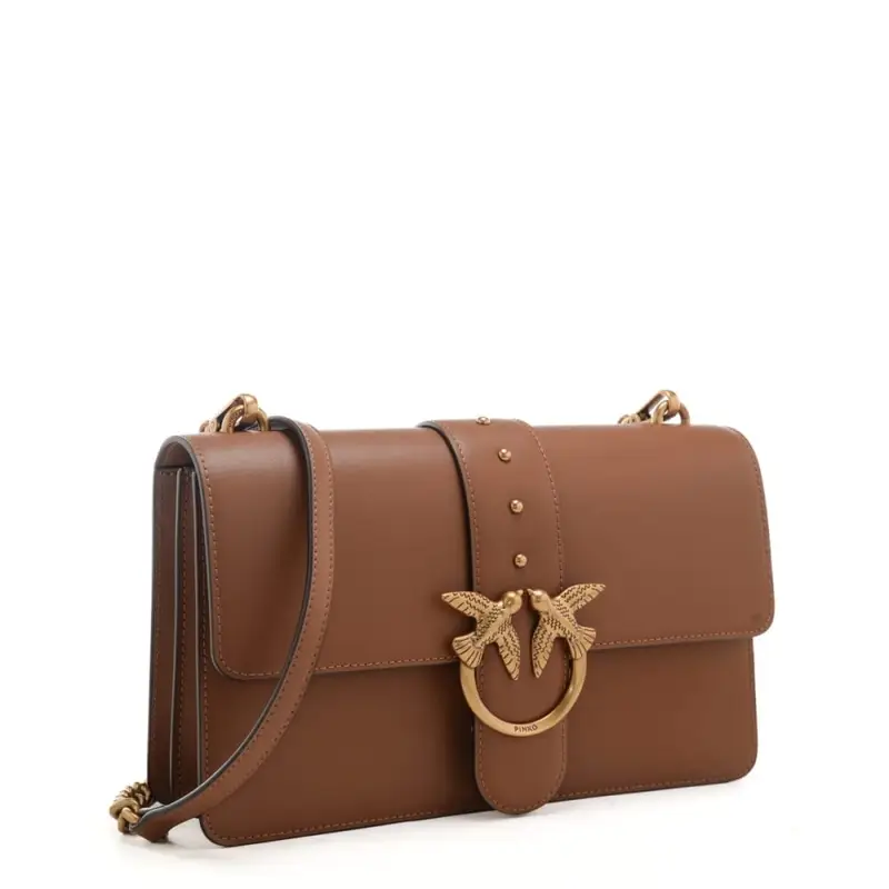 Pinko Borsa a tracolla Donna Marrone 4114502 miniatura 2