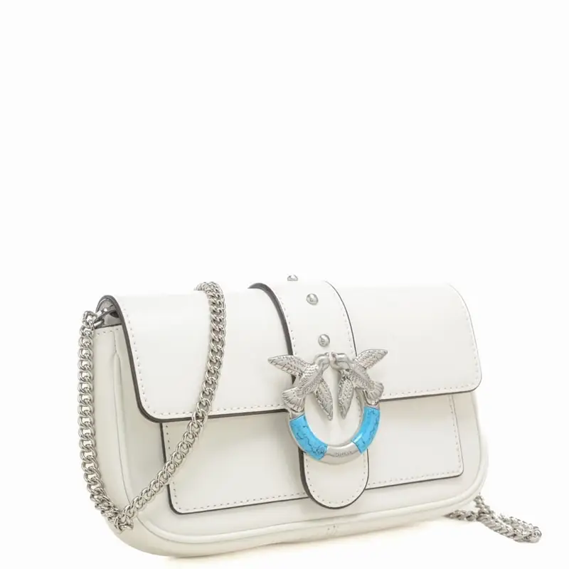 Pinko Borsa a tracolla Donna Argento 4292776 miniatura 3