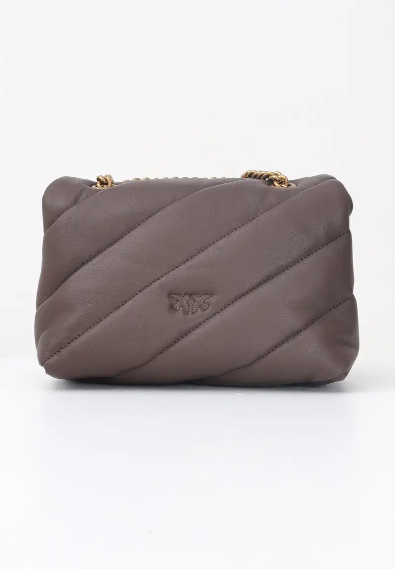 Pinko Borsa a tracolla Donna Marrone 1058601 miniatura 2