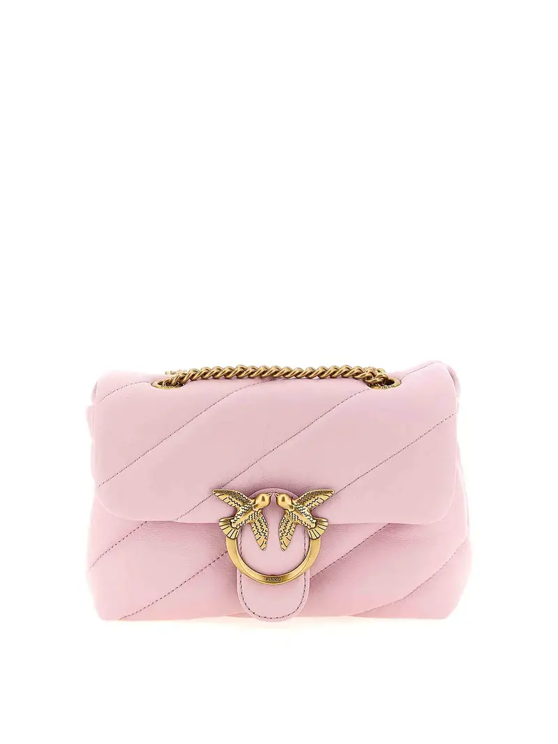 Borsa a tracolla mini Love Puff Color Carne E Neutri