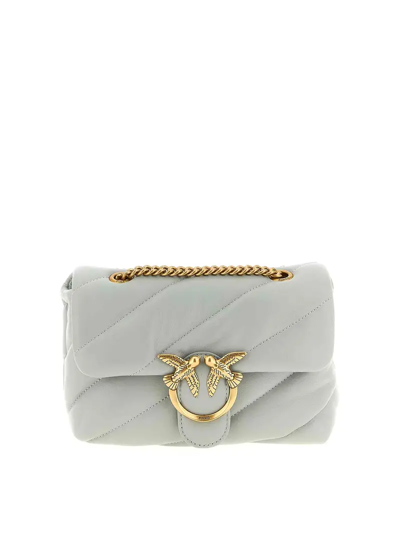 Borsa a tracolla mini Love Puff Grigio