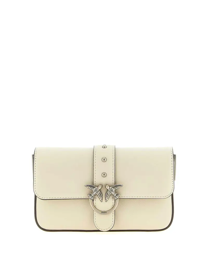 Borsa a tracolla morbida per neonati Love One Bianco