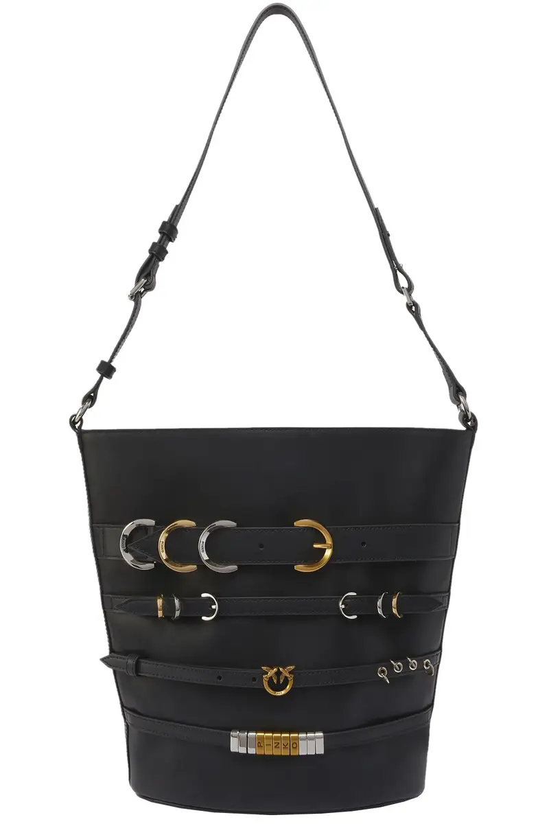 Borsa Belts Bucket Nero