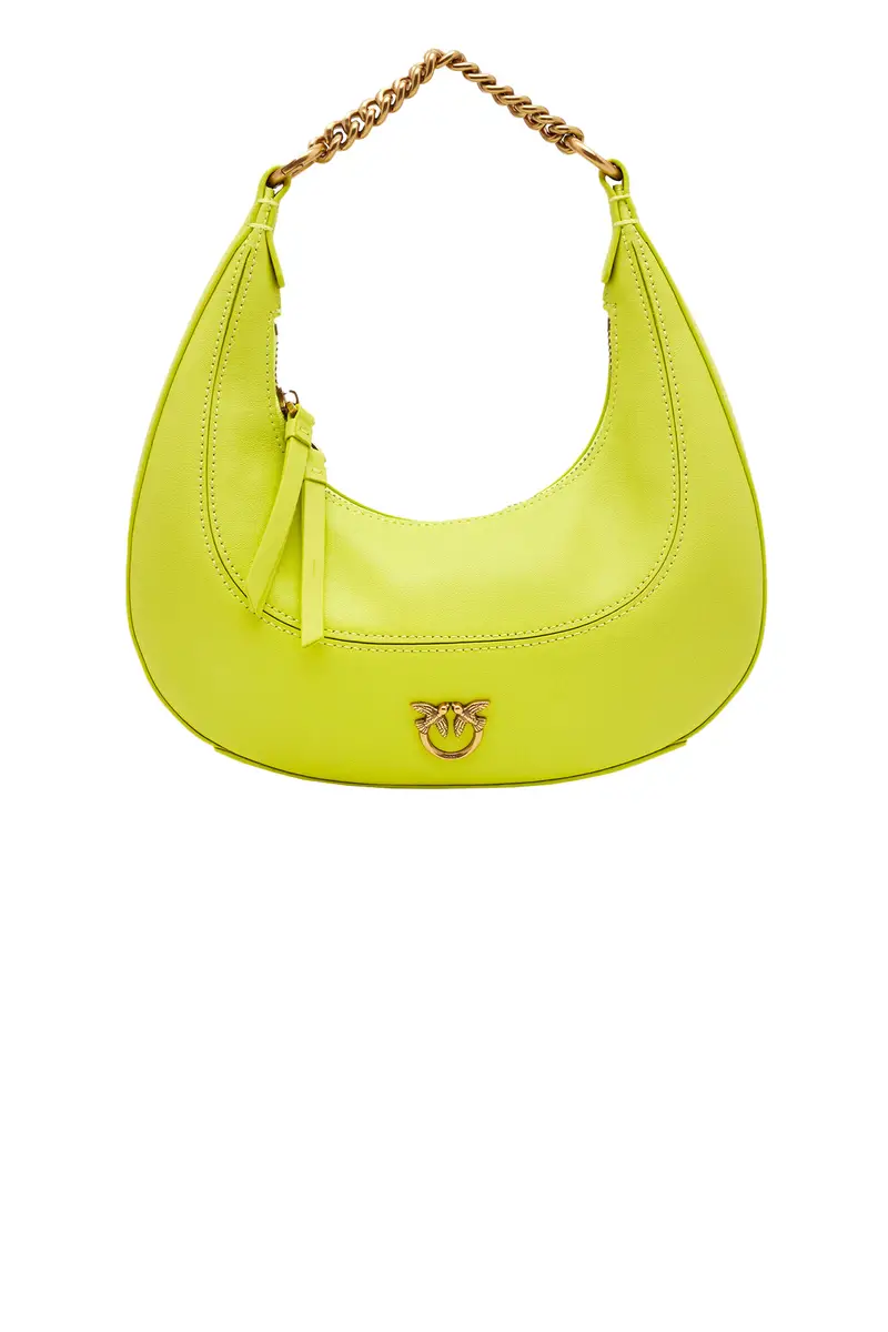 Borsa Brioche Hobo mini in pelle