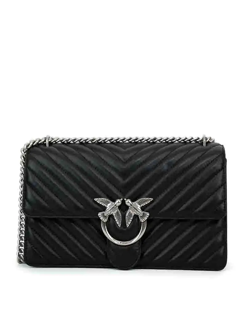 Borsa classica Love One Chevron Nero
