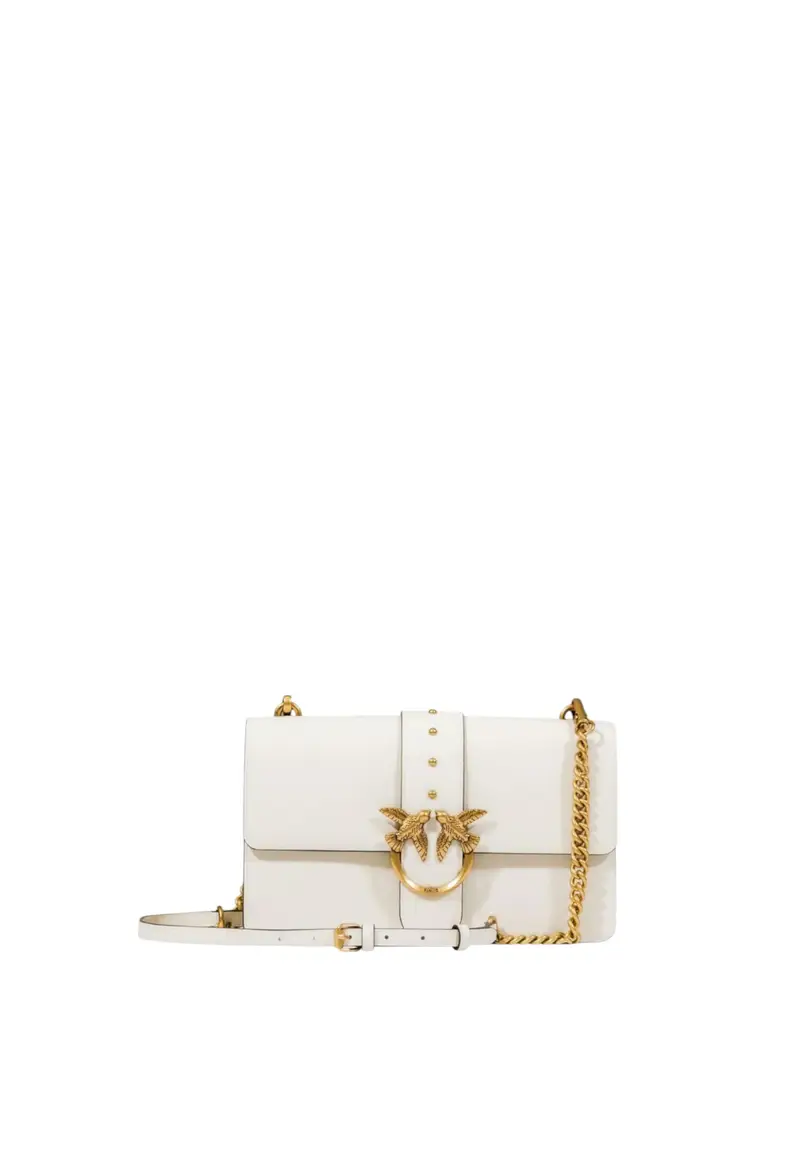 Borsa Donna Pinko 105857A0F1 Bianco seta/antique gold WHITE