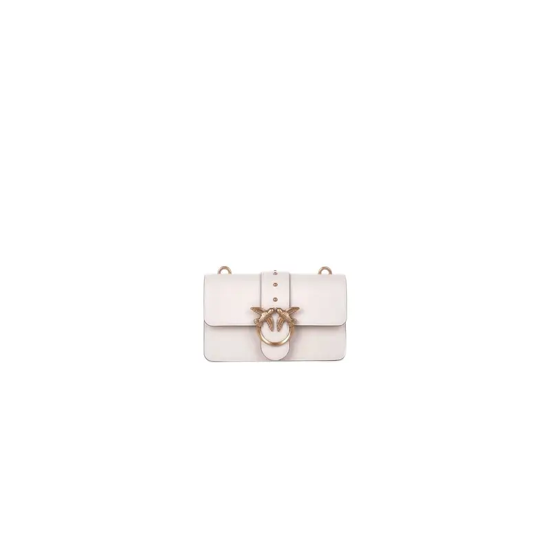 Borsa Donna PINKO Bianco Love one mini st cl vitello
