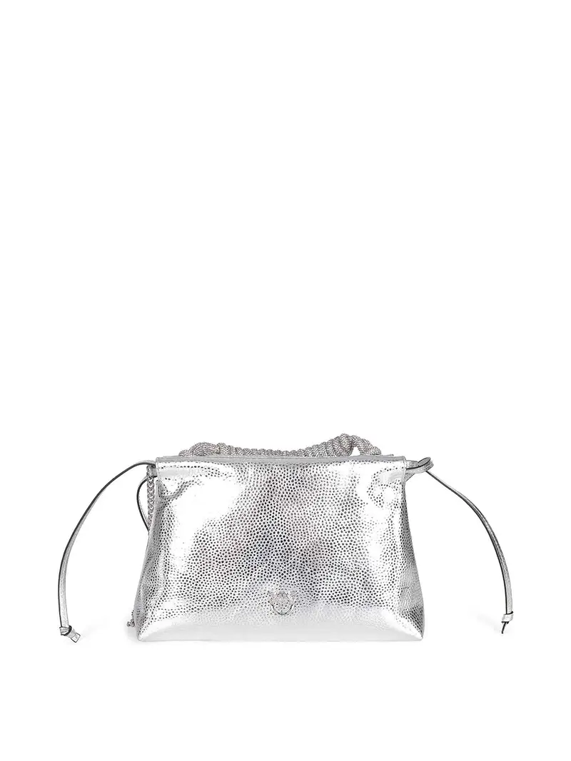 Borsa In Pelle Argento