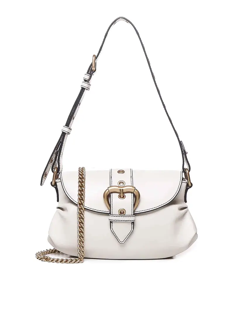Borsa Jolene Mini In Vitello Bianco