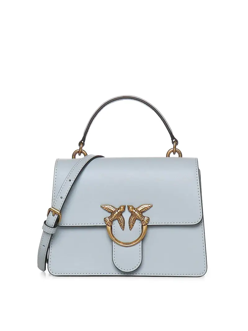Borsa Love Bag Mini in pelle Blu