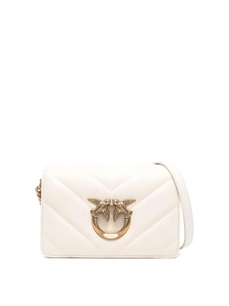 Borsa Love click mini Bianco