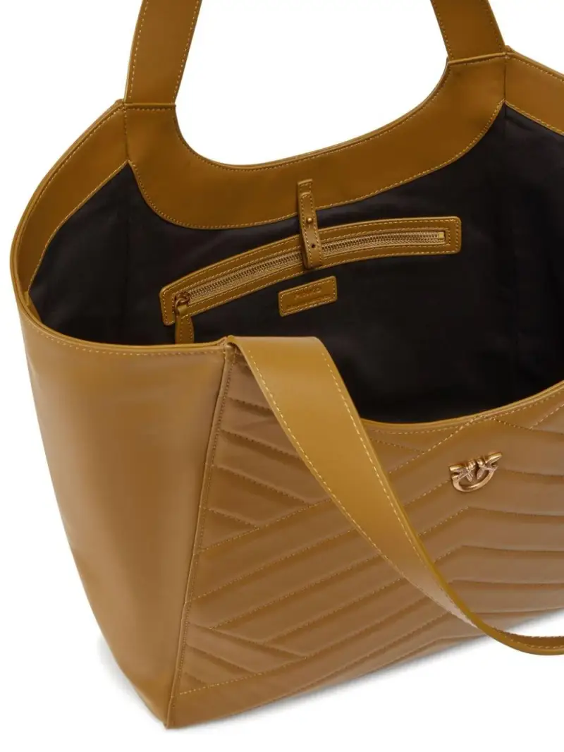 Borsa Tote puzzle verde oliva miniatura 2