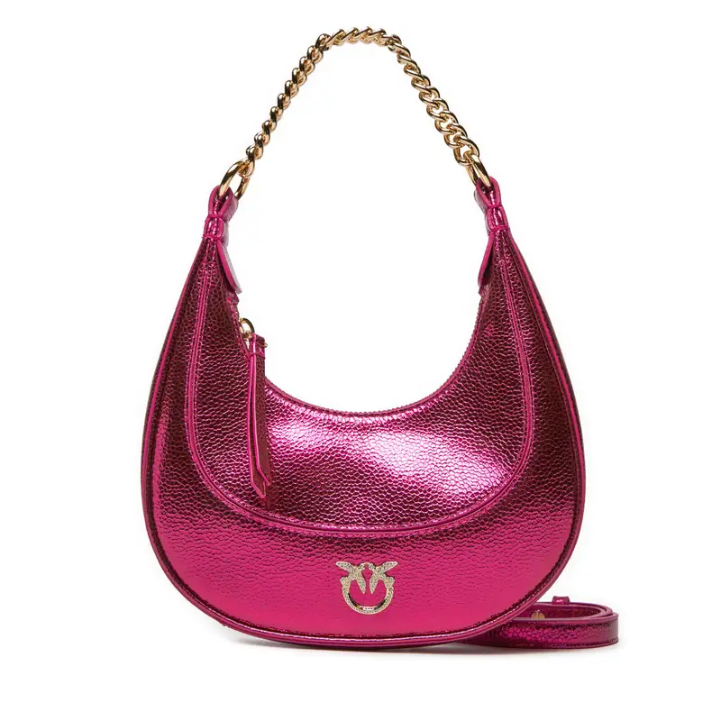 Borsetta PINKO Brioche Hobo Mini AI 24-25 PLTT 101433 A204 Rosa