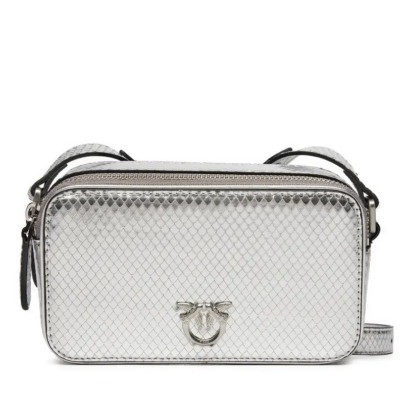 Borsetta PINKO Camera Case AI 24-25 PLTT 102810 A1VG Argento
