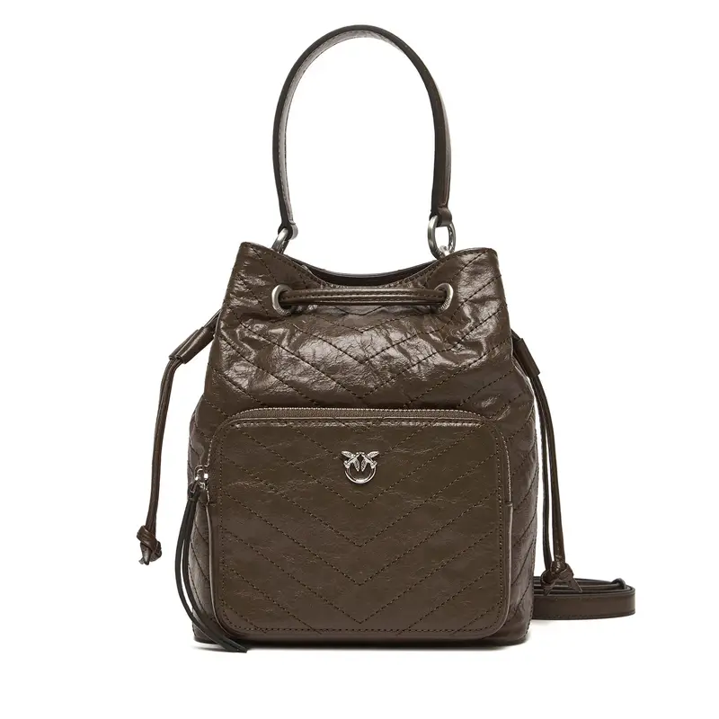 Borsetta PINKO Cargo Bucket Al 25-26 PLTT 105112 A2JC Marrone