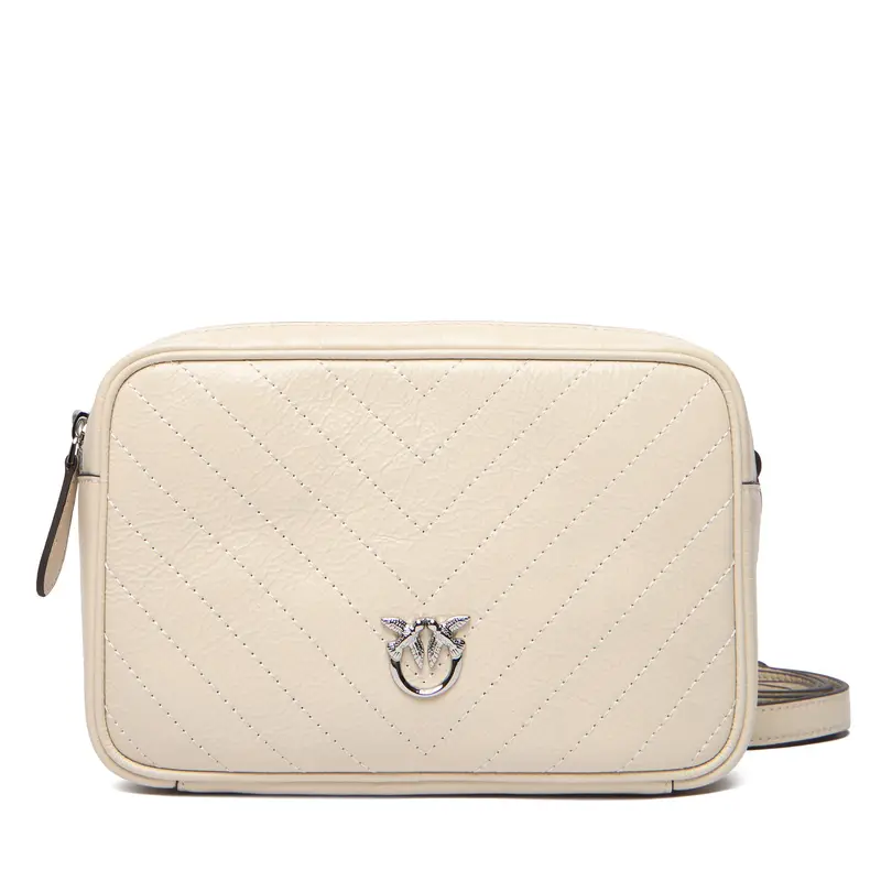 Borsetta PINKO Carrie Camera Bag Classic Al 25-26 PLTT 104336 A2JC Écru Écru